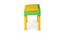 Apple Plastic Study Table - Yellow & Green (Multicolor) by Urban Ladder - Rear View Design 1 - 591578
