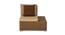 Rover 1 Seater Outdoor Sofa with Left Arm in Brown Colour (Brown) by Urban Ladder - Front View Design 1 - 591600