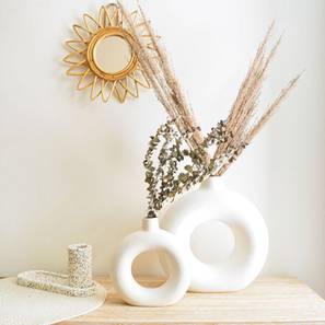 Flower Vase Design White Ceramic  Vase
