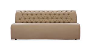 Eim Leatherette Sofa (Beige - Muslin Beige)