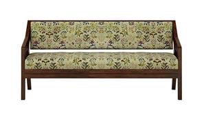 Casper Wooden Sofa (Grey - Dark Oak)