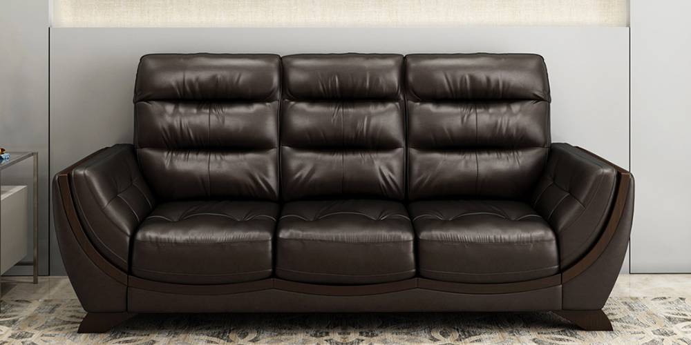 Davos Leatherette Sofa by Urban Ladder - - 