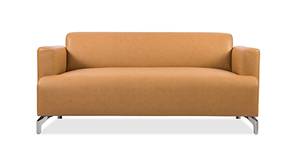 Wade Leatherette Sofa (Brown - Camel Brown)
