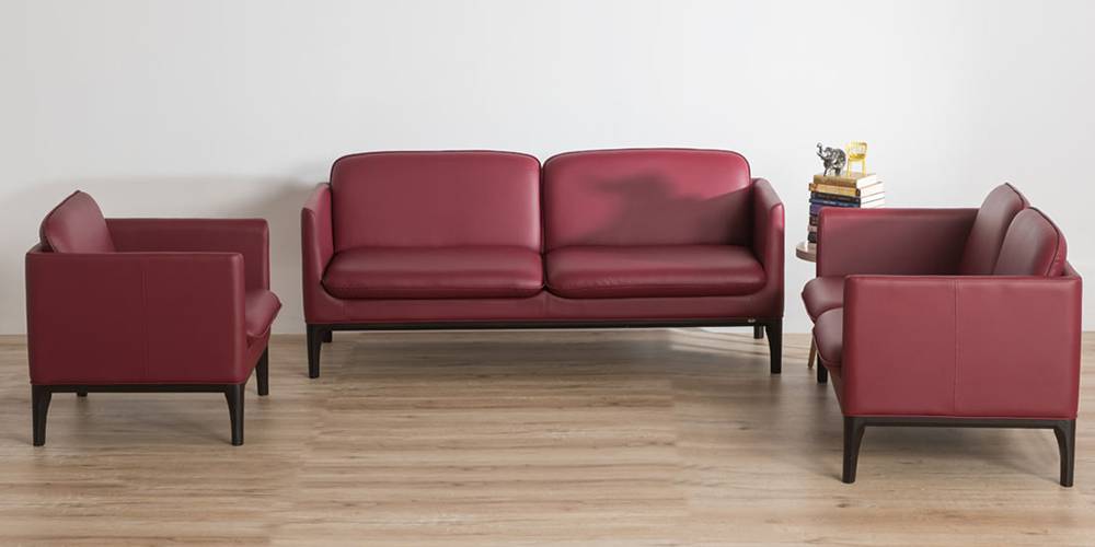 Clement Leatherette Sofa by Urban Ladder - - 