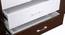 Tristar 4 Door Engineered Wood Wardrobe - Brown White (Melamine Finish) by Urban Ladder - Design 1 Close View - 593780