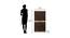 Asher Plastic Storage Cabinet Weather Brown & Biscuit (Weather Brown & Biscuit) by Urban Ladder - Design 1 Dimension - 593788