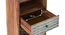 Emaada Tall Chest of Five Drawer (Teak Finish) by Urban Ladder - Dimension Design 1 - 