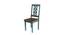 Danna Solid Wood 6 Seater Dining Table with 4 Chairs (Blue, Blue Finish) by Urban Ladder - Design 1 Close View - 593845