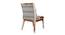 Callisto New Solid Wood 4 Seater Dining Table with 4 Chairs (Vintage White & Teak) by Urban Ladder - Design 1 Storage Image - 593853