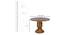 Garance New Solid Wood 4 Seater Dining Table (Teak) by Urban Ladder - Design 1 Dimension - 593876