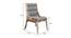 Callisto New Solid Wood 4 Seater Dining Table with 4 Chairs (Vintage White & Teak) by Urban Ladder - Image 1 Design 1 - 593882
