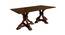 Eden Solid Wood 6 Seater Dining Table with 6 Chairs (Teak Finish, Teak) by Urban Ladder - Banner 1 Design 1 - 593963