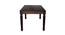 Hamilton Solid Wood 6 Seater Dining Table with 6 Chairs (Walnut Finish, Walnut) by Urban Ladder - Design 1 Close View - 594066
