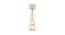 Brinley Beige Cotton Shade Floor Lamp With Beige Solid Wood Base (Beige) by Urban Ladder - Design 1 Side View - 594960