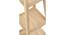 Brinley Beige Cotton Shade Floor Lamp With Beige Solid Wood Base (Beige) by Urban Ladder - Rear View Design 1 - 594981