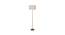 Angel Beige Cotton Shade Floor Lamp With Beige & Gold Metal Base (Beige & Gold) by Urban Ladder - Front View Design 1 - 595052