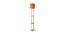 Nash Orange Cotton Shade Floor Lamp With Orange Solid Wood Base (Orange) by Urban Ladder - Design 1 Side View - 595311