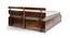 Admire Solid Wood Queen Size Box Storage Bed (Queen Bed Size, HONEY Finish) by Urban Ladder - - 