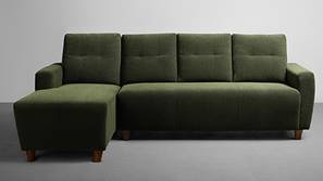 Yolo Sectional Fabric Sofa (Avocado Green)