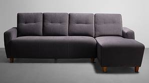 Yolo Sectional Fabric Sofa (Sesame Grey)