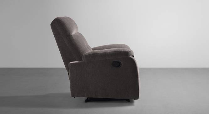 Smith Fabric 3 Seater Manual Recliner in Italian Grey Colour (Three Seater, Italian Grey) by Urban Ladder - Cross View Design 1 - 595842
