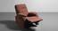 Smith Fabric 3 Seater Manual Recliner in Turkish Brown Colour (Three Seater, Turkish Brown) by Urban Ladder - Cross View Design 1 - 595843
