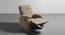 Smith Fabric 3 Seater Manual Recliner in Belgian Beige Colour (Three Seater, Belgian Blue) by Urban Ladder - Design 1 Side View - 595849