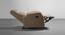 Smith Fabric 3 Seater Manual Recliner in Belgian Beige Colour (Three Seater, Belgian Blue) by Urban Ladder - Rear View Design 1 - 595855