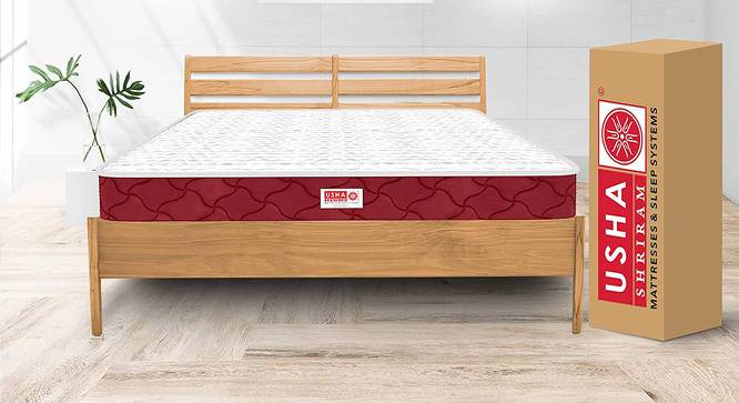 Tru Spring 5 Zone HR Foam Single Size Bonnell Spring Mattress (Red, 10 in Mattress Thickness (in Inches), 72 x 30 in Mattress Size) by Urban Ladder - Design 1 Full View - 596650