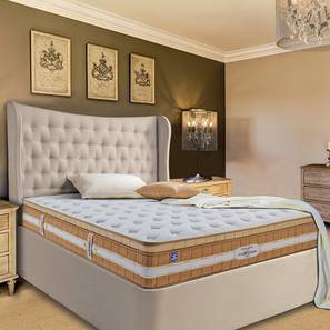 Springfit Design Club Class Natura 5 Layered Eurotop Model Orthopedic Back Support Double Pocketed Springs Latex Foam Bed Mattress - Double Size (6 in Mattress Thickness (in Inches), 78 x 48 in (Standard) Mattress Size, Double Mattress Type)