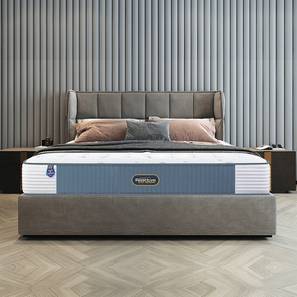 Luxury Bed Design Reactive Dual Memory Orthopedic Spine Support Dual Comfort Medium Soft & Hard Luxury Bed Mattress - Double Size (8 in Mattress Thickness (in Inches), 78 x 48 in (Standard) Mattress Size, Double Mattress Type)