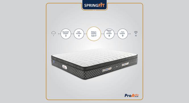 Pro Activ Plus Orthopedic Memory Foam Back Support Medium Soft Luxury Bed Mattress - Single Size (White, Single Mattress Type, 75 x 36 in Mattress Size, 6 in Mattress Thickness (in Inches)) by Urban Ladder - Front View Design 1 - 599497