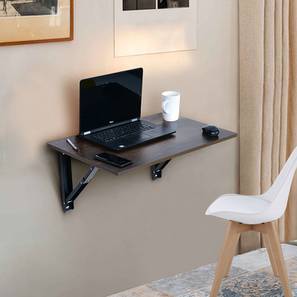 Ergonomic Desk Design Ralph Solid Wood Laptop Table in Brown Colour