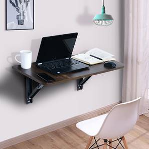 Study Table Design Paul Wall Mounted Solid Wood Study Table in Finish