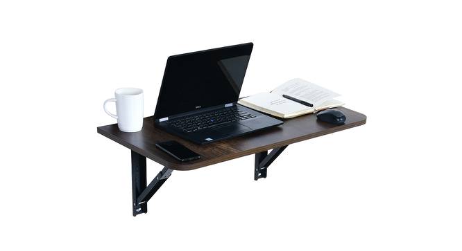 Paul Wall mounted Solid Wood Study Table in Dark Choco Finish (Brown) by Urban Ladder - Cross View Design 1 - 603966