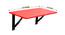 Paul Wall mounted Solid Wood Study Table in Red Finish (Red) by Urban Ladder - Design 1 Dimension - 603980