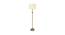 Beatrice Off White Shade Floor Lamps With Gold Metal Base (Brass Antique) by Urban Ladder - Front View Design 1 - 604022