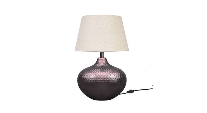 Ramona Off White Shade Table Lamps With Others Metal Base (Copper Antique) by Urban Ladder - Front View Design 1 - 604051