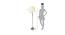 Beatrice Off White Shade Floor Lamps With Gold Metal Base (Brass Antique) by Urban Ladder - Design 1 Dimension - 604082