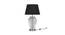 Posy Off White Shade Table Lamps With Silver Glass Base (Nickel) by Urban Ladder - Front View Design 1 - 604095