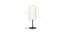 Karana Off White Shade Table Lamps With Black Metal Base (Black) by Urban Ladder - Design 1 Dimension - 604121