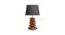 Madeline Black Shade Table Lamps With Brown Solid Wood Base (Polished Natural Wood) by Urban Ladder - Design 1 Dimension - 604125
