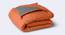 Orange Solid 220 GSM Synthetic Fiber Queen Comforter (Orange, Queen Size) by Urban Ladder - - 