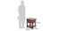 Snooze Bedside Table (Teak Finish) by Urban Ladder - Dimension Design 1 - 