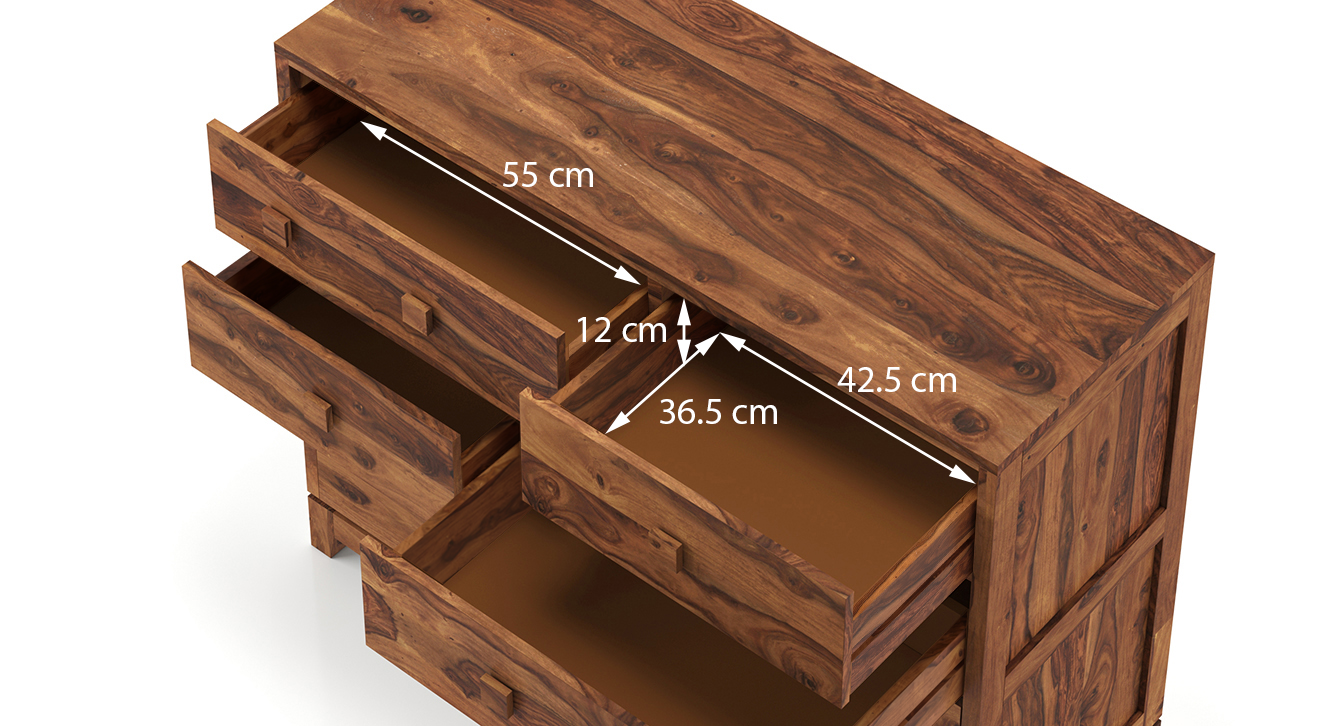 Magellan 8 drawers teak 7