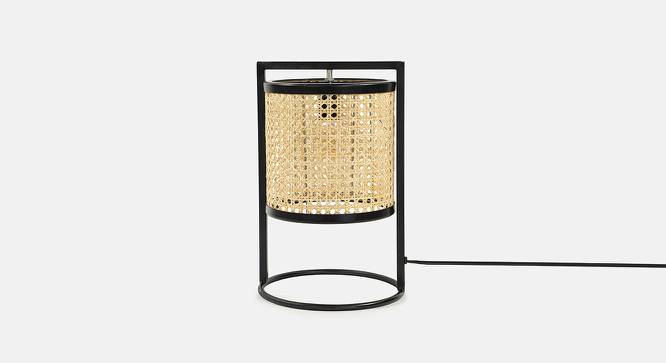 Scout natural Table Lamps With Black Iron Base (Natural) by Urban Ladder - Front View Design 1 - 605668