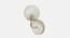 Sia Gold metal Wall Lights (White) by Urban Ladder - Front View Design 1 - 605669