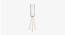 Flannery gold Floor Lamps With Gold Iron Base (White) by Urban Ladder - Front View Design 1 - 605737