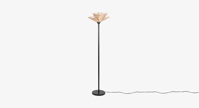 Iris natural Floor Lamps With Natural Iron Base (Natural) by Urban Ladder - Front View Design 1 - 605740