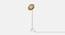 Millie gold Floor Lamps With Gold Iron Base (White) by Urban Ladder - Front View Design 1 - 605746